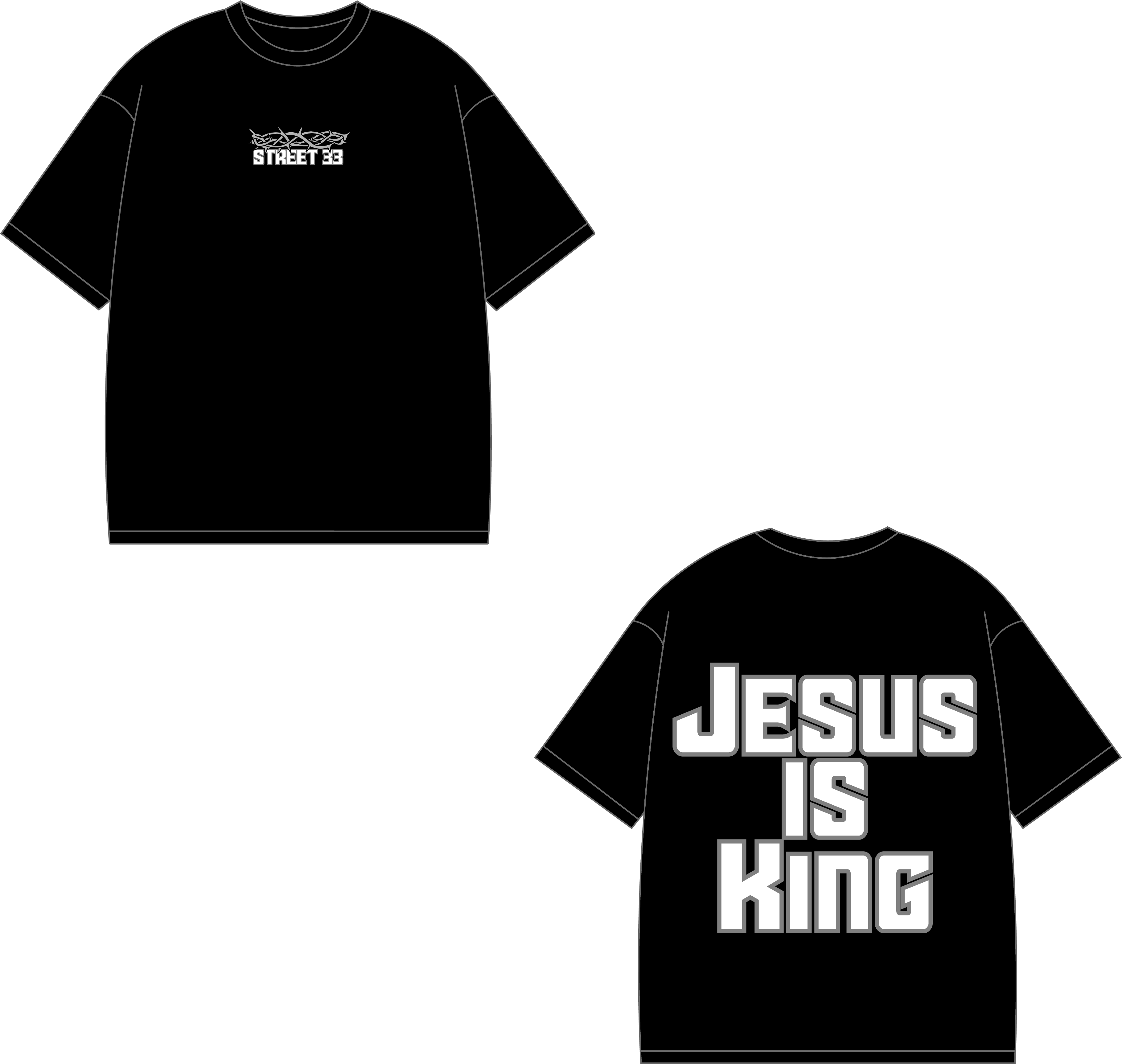 "JESUS IS KING" T-SHIRT
